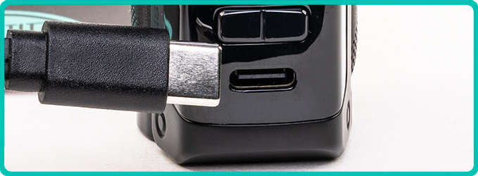 Charge usb du Pod Atlantis LX Aspire